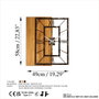 Wallity Willow - 382-A Accesorio de Pared Decorativa de Madera y Metal